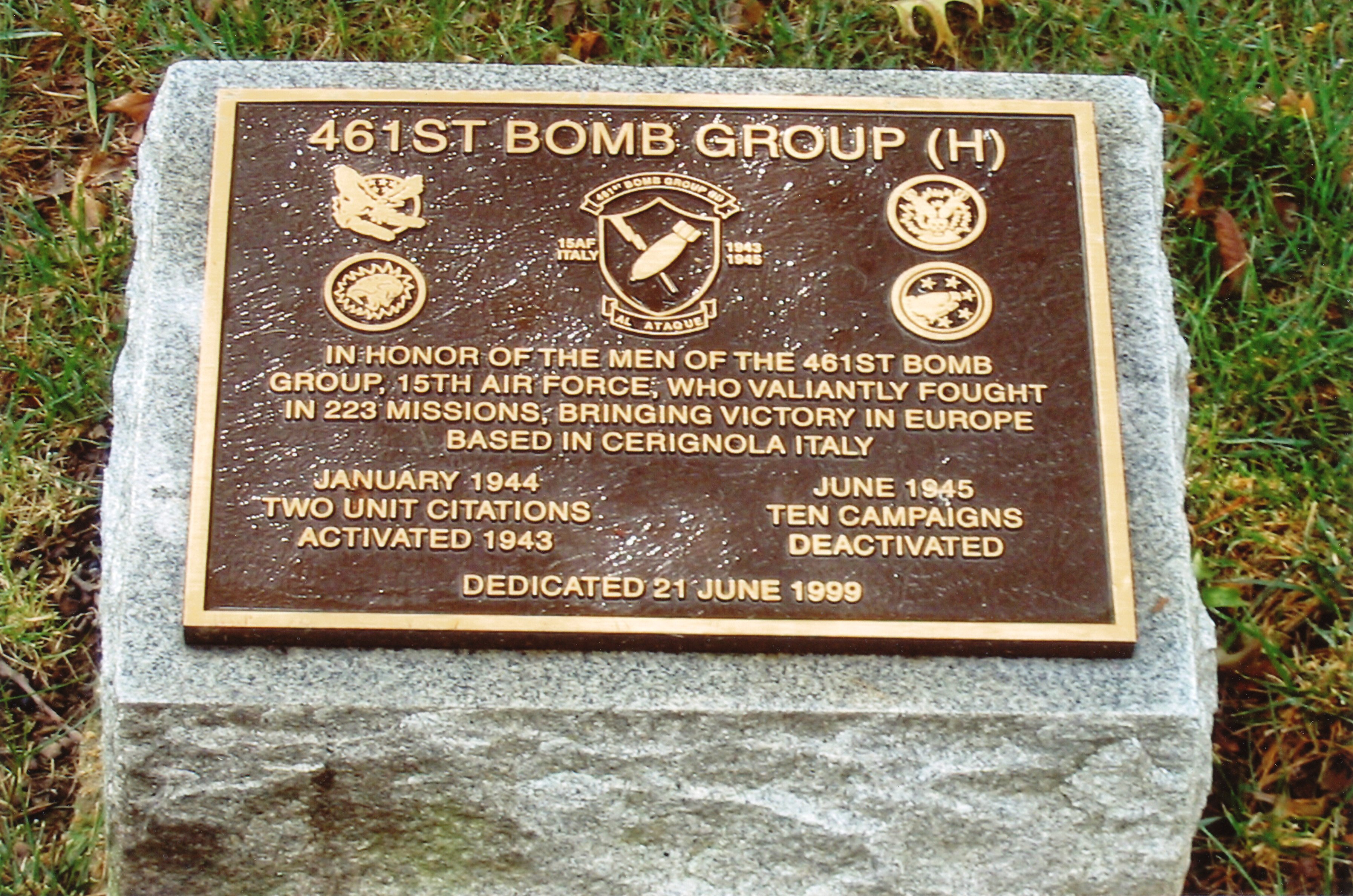 Arlington National Cemetery Memorial Plaque